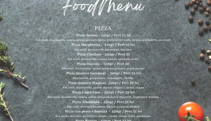 Antonys Bistro Catalog - Apahida