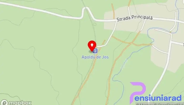 Apoldu De Jos -  Hartă - Romania