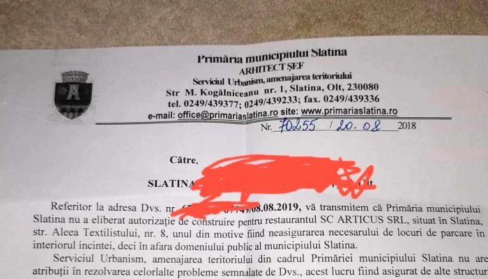 Articus Events -  Zonă - Slatina
