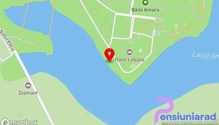 Baile Amara -  Hartă - Amara