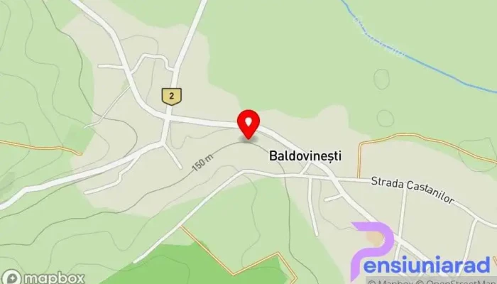 Baldovinesti Hartă - Baldovineşti