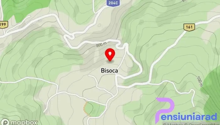 Bisoca -  Hartă - Bisoca
