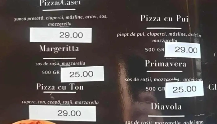Bistro Pufesti Meniu - Pufești
