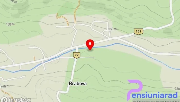 Brabova -  Hartă - Brabova