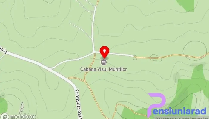 hartă a Cabana Visul Muntilor Beliș Cabană în Beliș