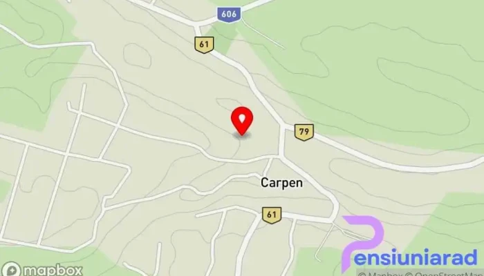 Carpen -  Hartă - Carpen