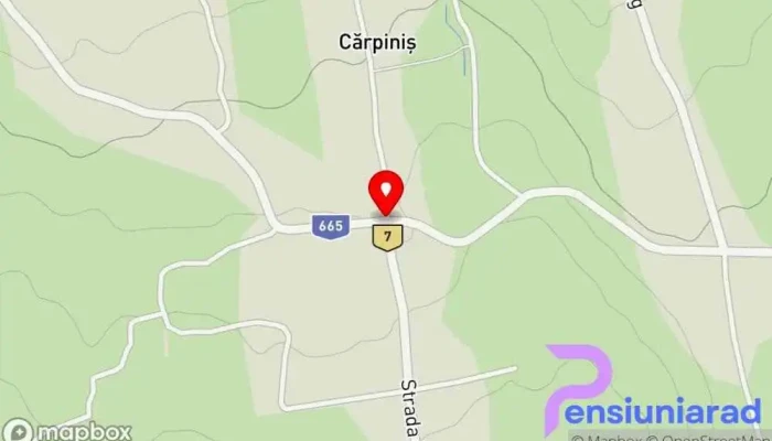 Carpinis Hartă - Cărpiniş