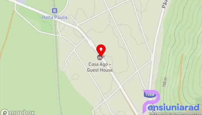 Casa Ago -  Hartă - Păuliș