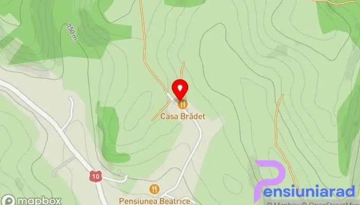 Casa Bradet Hartă - Brădet