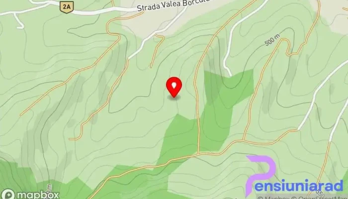 hartă a Casa de Hogină Maria Pensiune, Grădină în Valea Borcutului