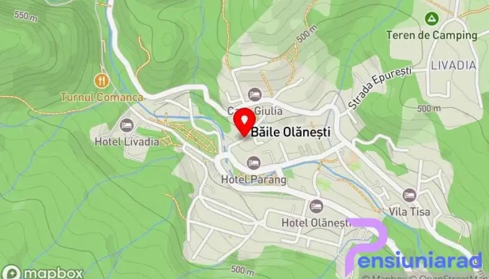 Casa Olanescu -  Hartă - Băile Olănești