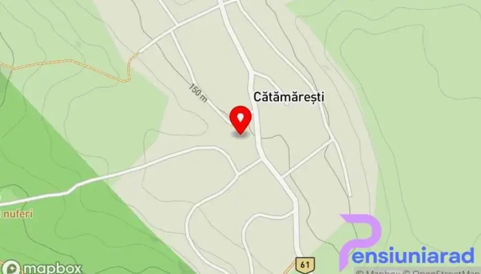 Catamaresti Hartă - Cătămărești