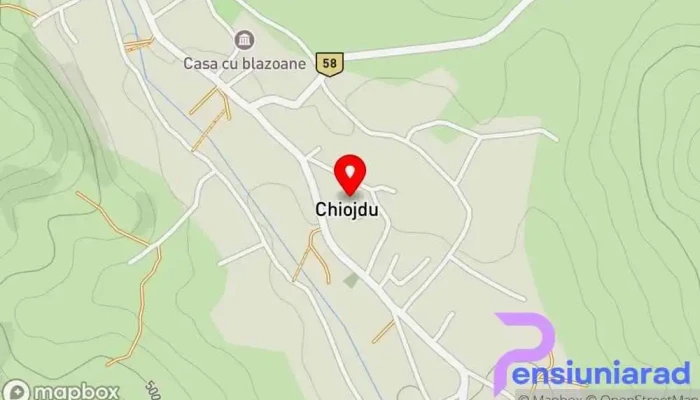 Chiojdu -  Hartă - Chiojdu