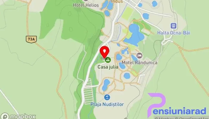 Complex Turistic Ocna Sibiului -  Hartă - Ocna Sibiului