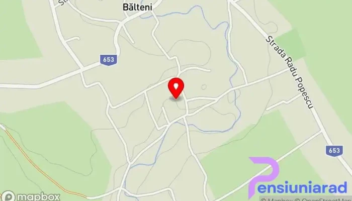 Comuna Balteni Hartă - Comuna Bălteni