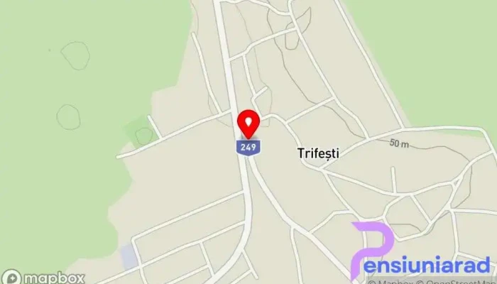 Comuna Trifesti Hartă - Romania