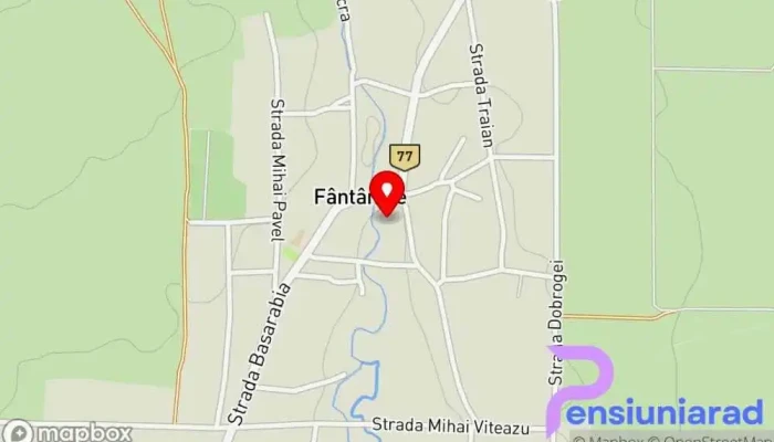 Fantanele Hartă - Fântânele
