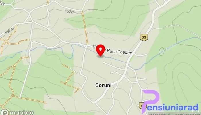 Goruni -  Hartă - Goruni