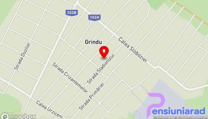 Grindu -  Hartă - Grindu