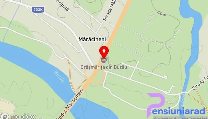 Hanu Crasmarita Din Buzau -  Hartă - Mărăcineni