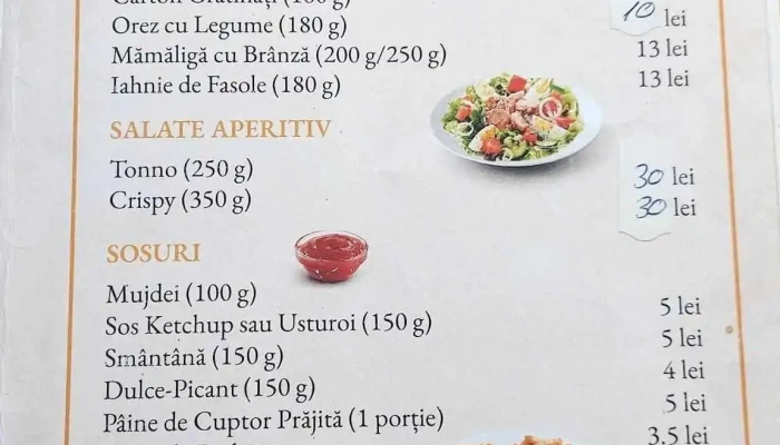Hanul Ana Lugojana Meniu - Lugoj