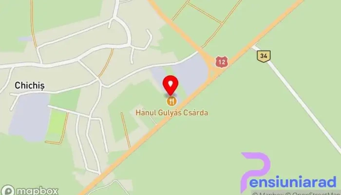 Hanul Gulyas -  Hartă - Chichiș