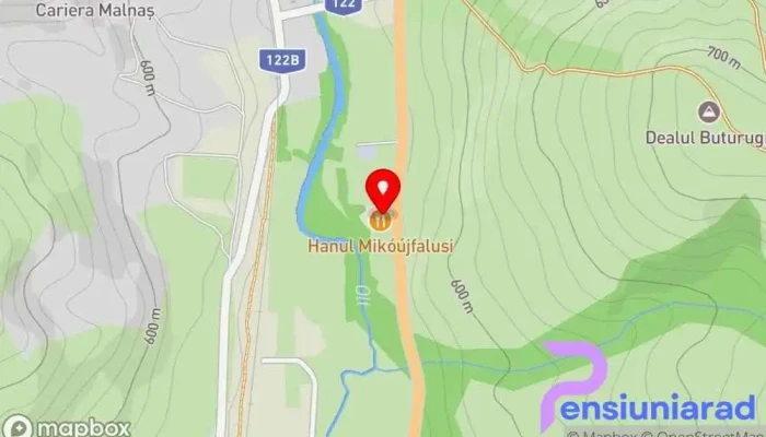 Hanul Mikoujfalusi Fogado Hartă - Micfalău