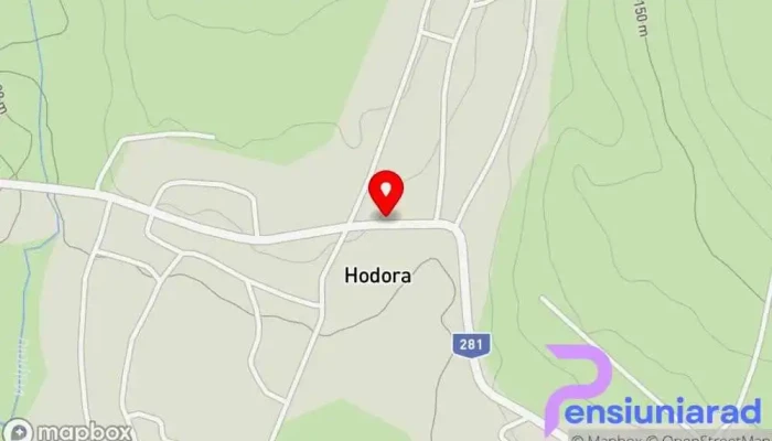 Hodora -  Hartă - Hodora