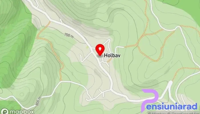 Holbav -  Hartă - Holbav