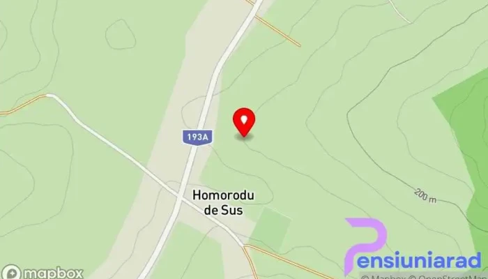 Homorodu De Sus -  Hartă - Homorodu De Sus