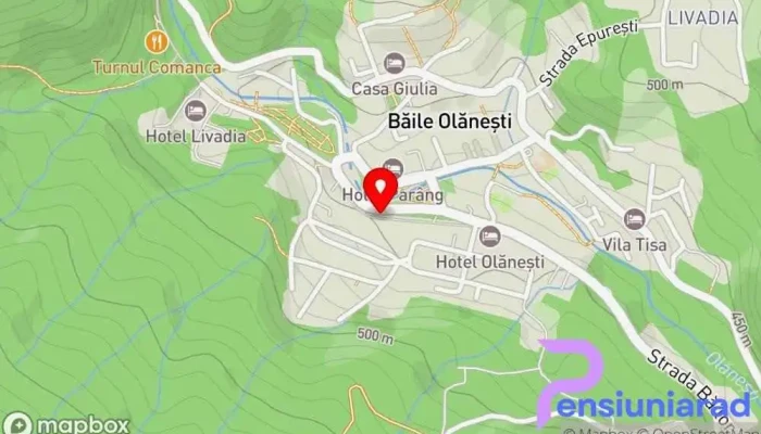 Hotel Alice -  Hartă - Băile Olănești
