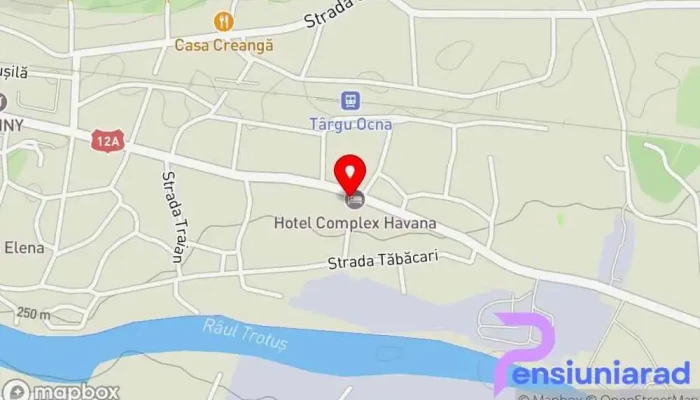 Hotel Complex Havana -  Hartă - Târgu Ocna