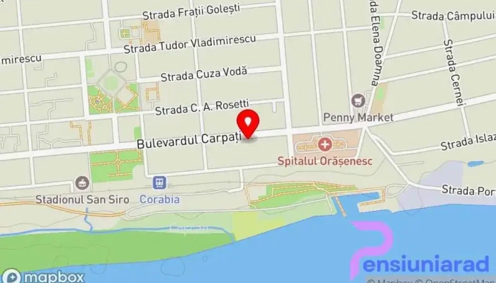 Hotel Corabia -  Hartă - Corabia