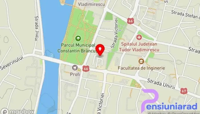 Hotel Gorj -  Hartă - Târgu Jiu