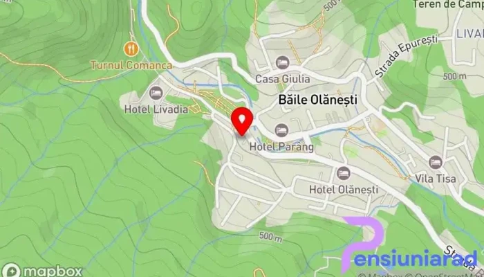 Hotel Imperialspa Baile Olanesti Hartă - Băile Olănești