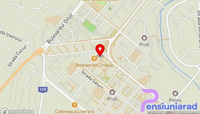 Hotel Trotus Cazare Onesti Hartă - Onești