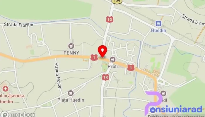 Huedin -  Hartă - Huedin