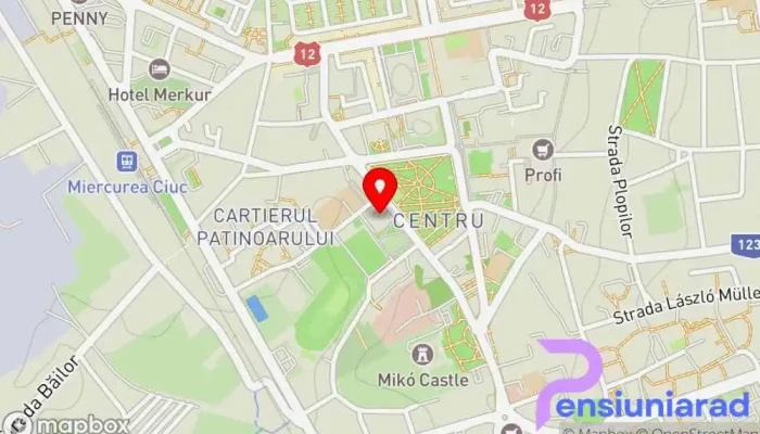 Hunguest Hotel Fenyo Hartă - Miercurea Ciuc
