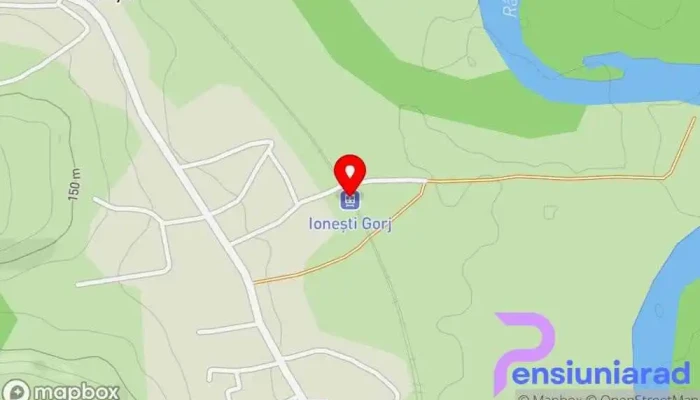 Ionesti Gorj -  Hartă - Romania