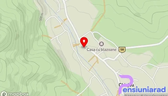La Caramidari -  Hartă - Chiojdu