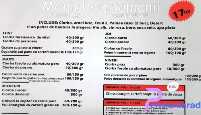 La Familiar -  Meniu - Balș