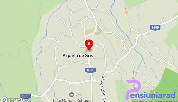 Los Primos -    Cazare In Arpasu De Sus Hartă - Arpașu De Sus