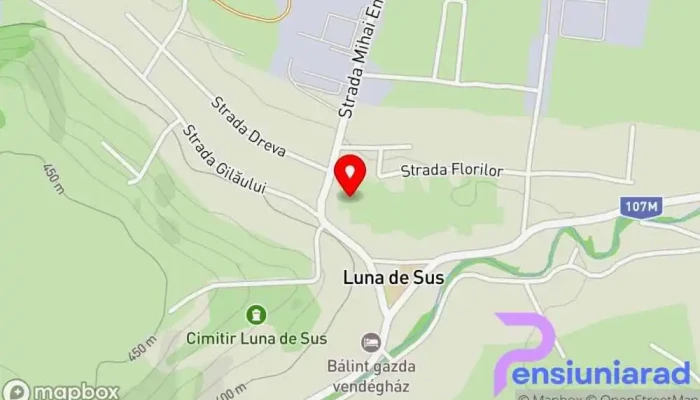 Luna De Sus -  Hartă - Luna De Sus
