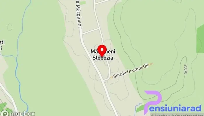 Margineni Slobozia Hartă - Mărgineni-slobozia