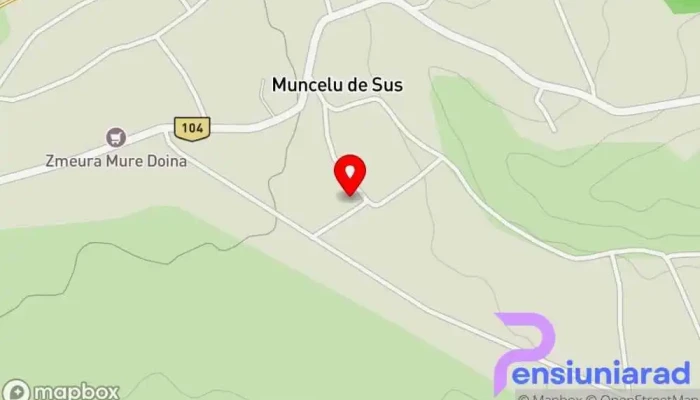 Muncelu De Sus -  Hartă - Muncelu De Sus