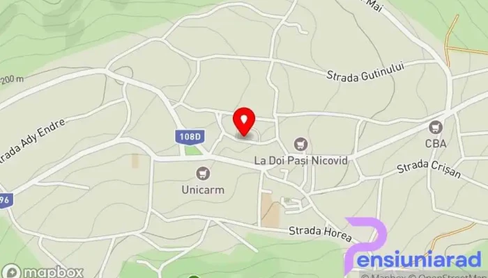 Oras Cehu Silvaniei Hartă - Romania