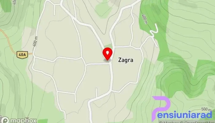 hartă a PAROHIA ORTODOXĂ ZAGRA Biserică în Zagra