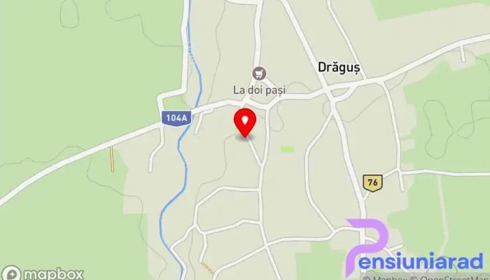 Pensiunea Ana -  Dragusana Hartă - Drăguș