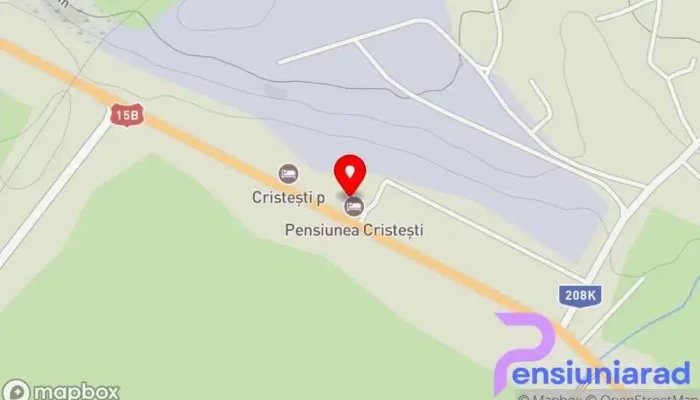 Pensiunea Cristesti Hartă - Cristești