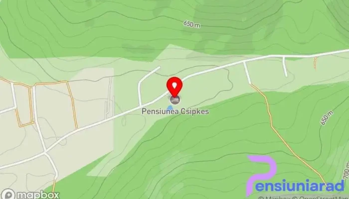 Pensiunea Csipkes -  Hartă - Zăbala